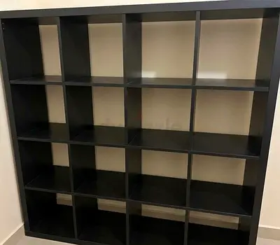 Large Black 5x4 Cube Shelving Unit / Bookcase - Good Condition