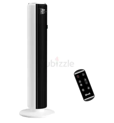Tower Air Purifier / Fan with Remote - Slim Vertical Design