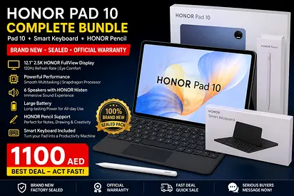 Brand New HONOR Pad 10 Complete Bundle — Pad 10 + Keyboard + Pencil (Sealed)