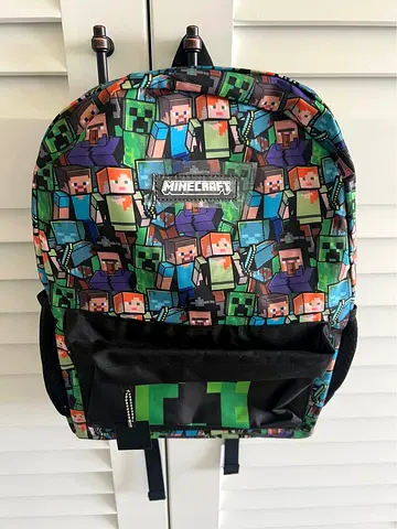 Minecraft bag, Unisex Kids Backpack