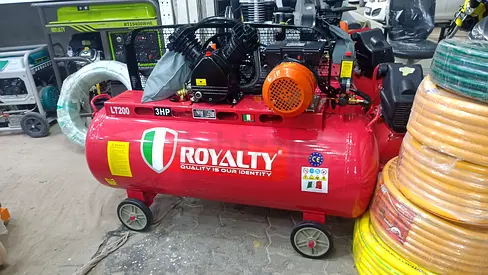 Royalty LT200 3HP Air Compressor - 200L Tank, Good Condition
