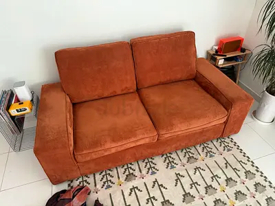 LIKE NEW 2-Seater Sofa with 2 Covers!