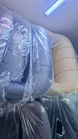Set of 3 Upholstered Accent Chairs - New, Wrapped in Plastic