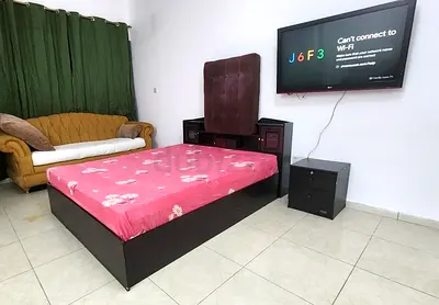 Family or Couple room near Al Qusais Residential area 1 near DAFZA Metro station