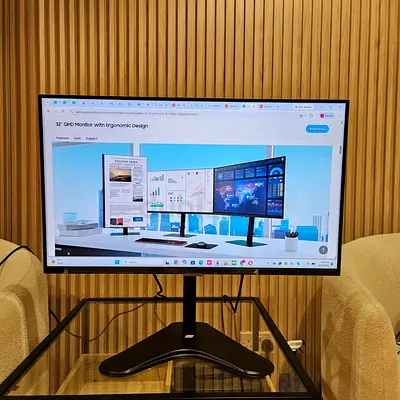 Samsung LS32A600 32 QHD IPS 2K Monitor | Universal Stand | Free Delivery UAE
