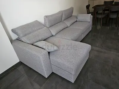 Ikea Eskilstuna L shape sofa bed with storage