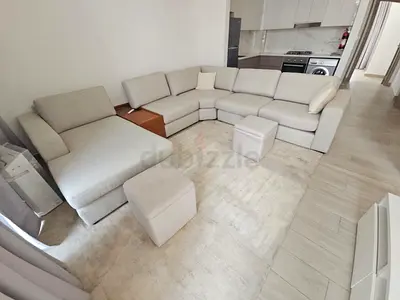 Home centre eterno ushape sofa beige