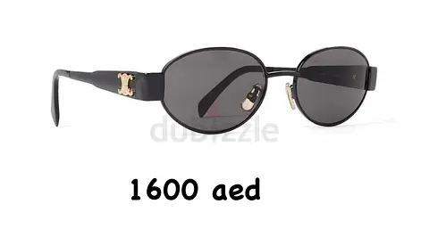 Authentic Celine Triomphe oval black sunglasses