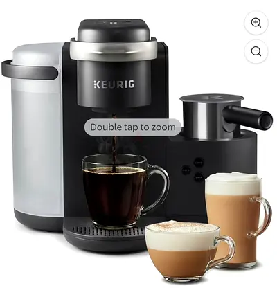 Keurig K-Cafe Single Serve K-Cup Coffee Maker, Latte Maker and Cappuccino Maker, Dark Charcoal
