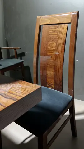 Solid Wood Dining Chair with Padded Seat - Set Available 8 piece - total 380