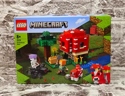 LEGO® Minecraft The Mushroom House 21179 (272 pcs)(Retired Set)
