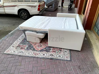 Italian comodo two seater sofa bed with mattress