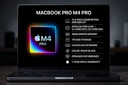 MacBook Pro 14 — M4 Pro, 48 GB RAM, 1 TB SSD, Space Black