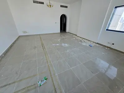 Spacious 1BHK in Al Taawun near Dubai Exit, master bedroom, 2 bathrooms, open view. AED 44K yearly.