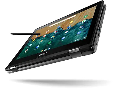 Acer Spin 512_TouchScreen + FLIP_Intel Celeron N4020_RAM 4 GB_SSD 32 GB Chromebook with Built in PEN