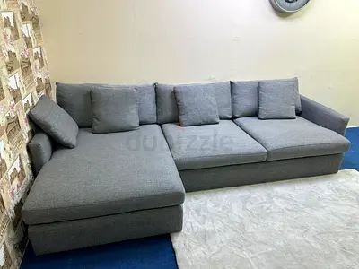 Crate and Barrel Lounge Deep lshape sofa