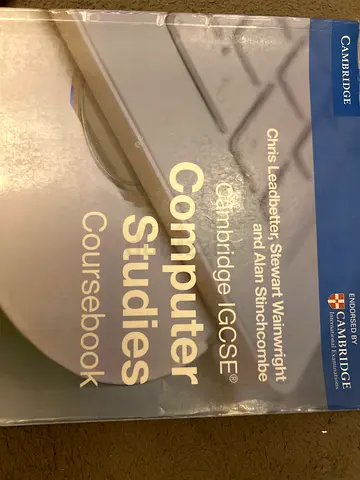 Cambridge IGCSE Computer Studies Coursebook by Leadbetter, Wainwright Stinchcombe