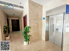 Annual rent in Mowaihat 1: Spacious studio, semi-detached kitchen, prime location near E311 for 22k