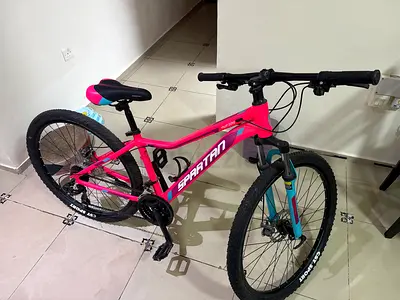 Used Spartan MTB Mountain Bike -Davi Bella Elite aluminum with 27.5 inch wheels and Shimano gear .