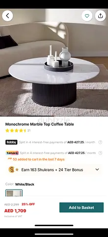 Coffee table
