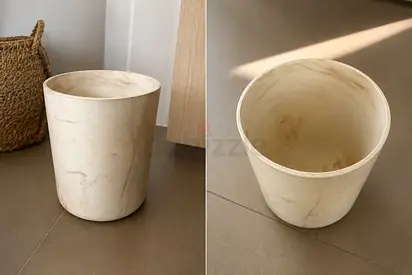 Bathroom Bin/Trash Travertine