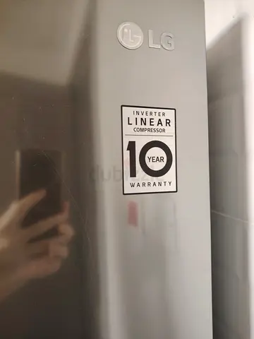 LG Stainless Steel Refrigerator - Inverter Linear Compressor, 10yr Warranty
