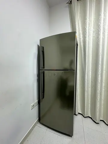 Used Top Freezer Refrigerator - Good Condition, Stainless Finish