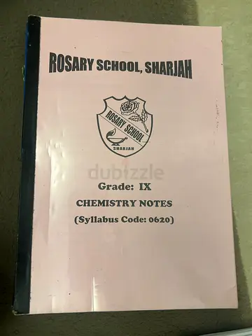 Chemistry Notes Grade 9