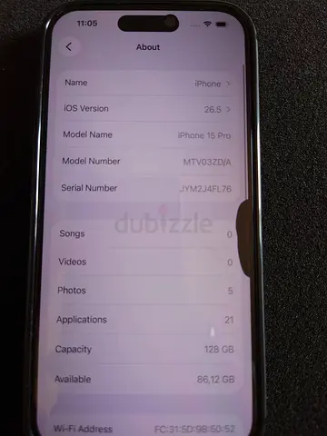 iPhone 15 Pro 128GB - Good Condition, iOS 16.5