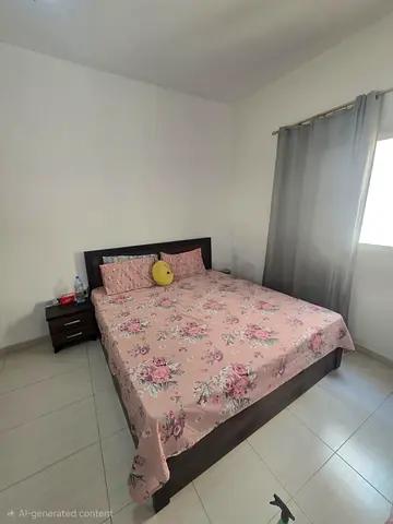 KING SIZE BED WITH 2 SIDES TABLE AND DRESSING TABLE ( NO MATRESS)