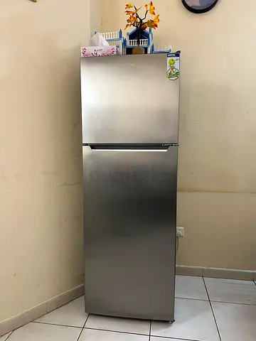 Stainless Steel Top Freezer Refrigerator - Good Condition