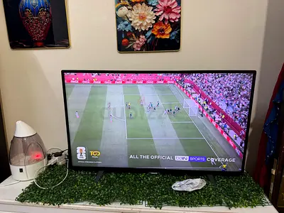 43- inch LED Smart TV (philips) in good working condition plus google tv streamer