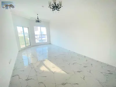 Apartment for rent in Al Nakheel with two bedrooms living room two balconies three bathrooms and pr