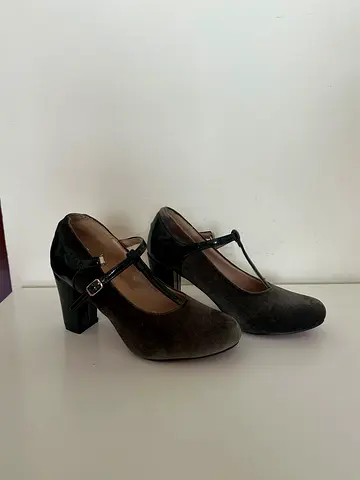 Womens green high heels