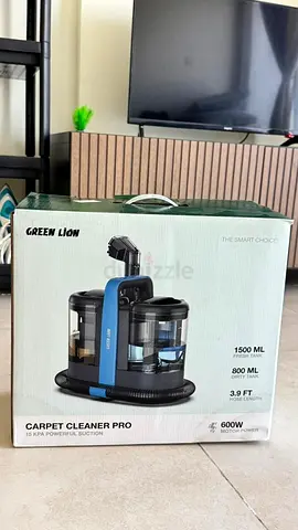 Green Lion Carpet Cleaner Pro – 600W Portable Carpet Upholstery Cleaner (Like New)