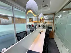 Fully Furnished Office Space with Canal and Burj Khalifa View Ready to Move