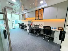 Fully Furnished Office Space with Canal and Burj Khalifa View Ready to Move