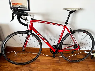 Trek Alpha Road Bike - Lightweight Red Alloy Frame, Good Condition. 58CM