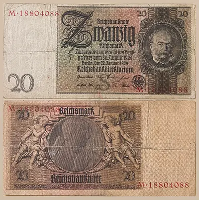 20 Reichsmark banknote 1929