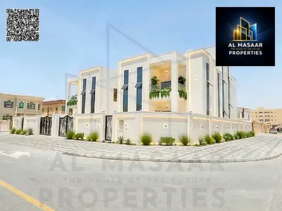 فيلا فاخرة للبيع في الروضة – تصميم هندسي حديث وتشطيبات راقية تملك حر لجميع الجنسيات