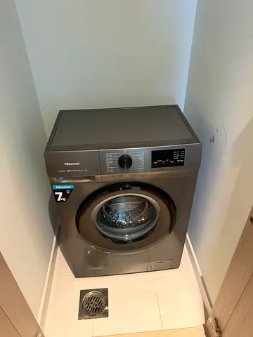 Front load washing machine - gently used, Grey