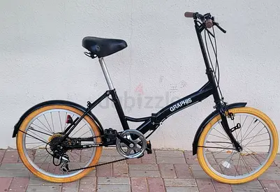Foldable 20 Graphis City Bike - 6-Speed, Good Condition