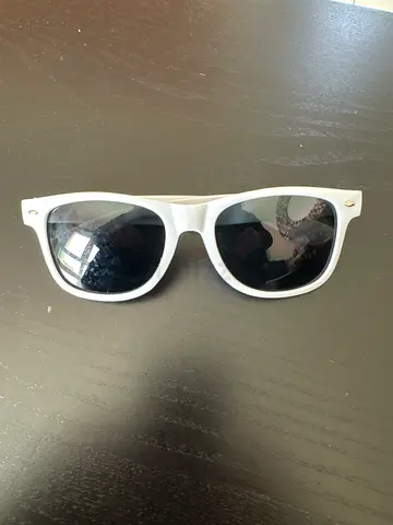 White Frame Unisex Sunglasses