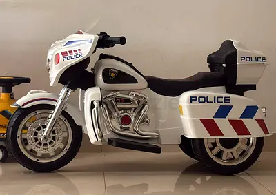 Kids Ride-On Police Motorcycle (Battery Powered) - Excellent Condition less used only indoor