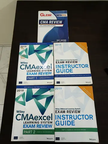 CMA Exam Review Study Materials Collection