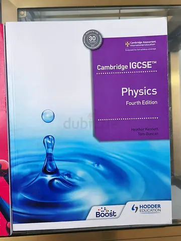 Cambridge IGCSE Physics , Mathematics Textbooks - Set of 2