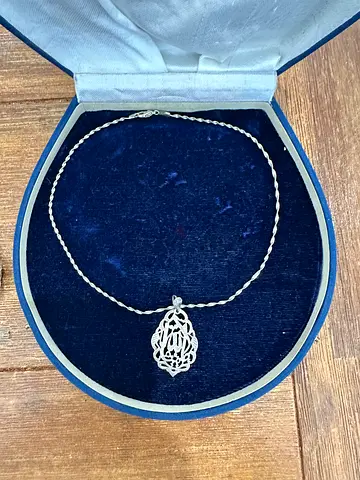Silver necklace ماشالله 925