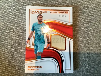 Rui Patricio Immaculate Collection Glove Swatches Card #47/99