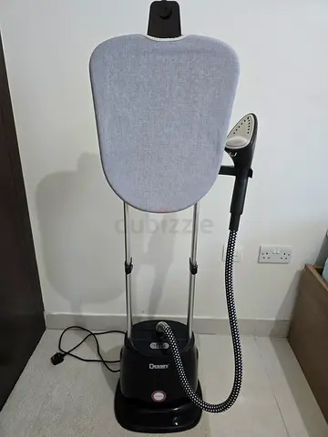 Standing Garment Steamer with Built-in Board - Excellent Working Condition