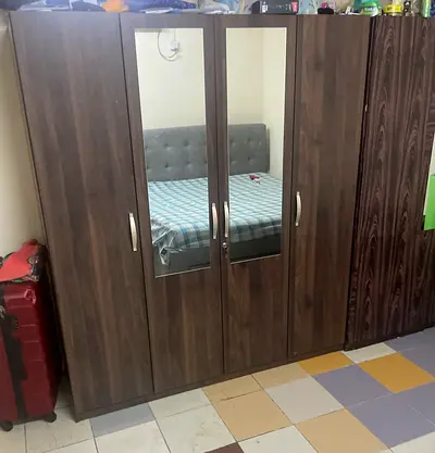 Homebox 4-Door Wardrobe - Nearly New, Easy to Assemble